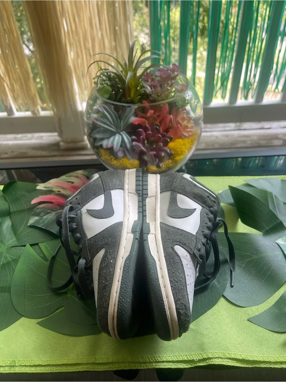 Nike Black and White Low-Top Sneakers